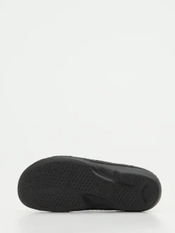 Finn Comfort – Pantolette aus geprägtem Leder Camouflage