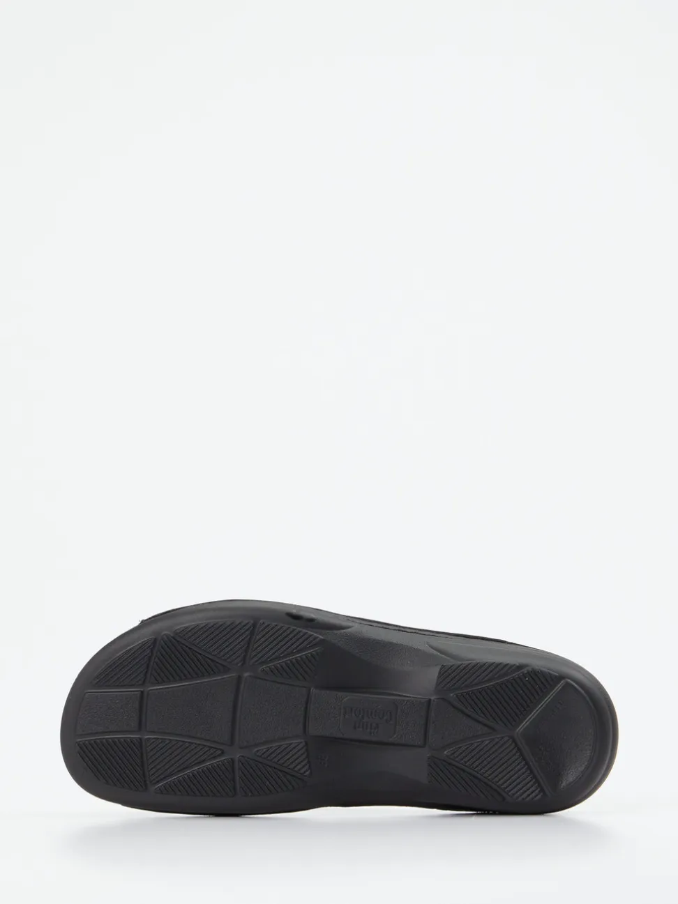Finn Comfort – Pantolette aus Lackleder schwarz