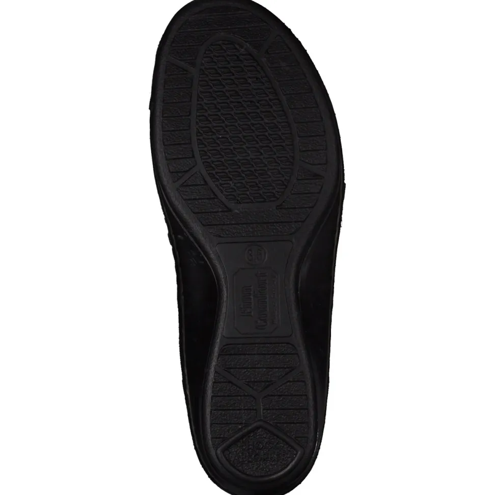 Finn Comfort – Sandale aus Kalbleder schwarz
