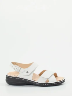 Finn Comfort – Sandale aus Kalbleder weiß