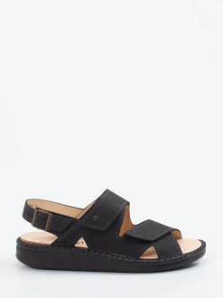 Finn Comfort – Sandalen aus Nubukleder schwarz