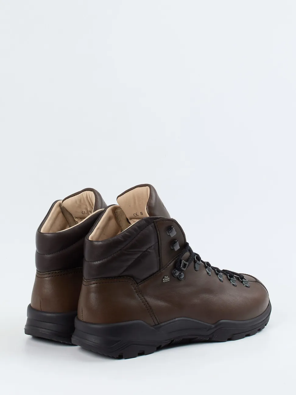 Finn Comfort – Schnürboots aus Fettleder dunkelbraun