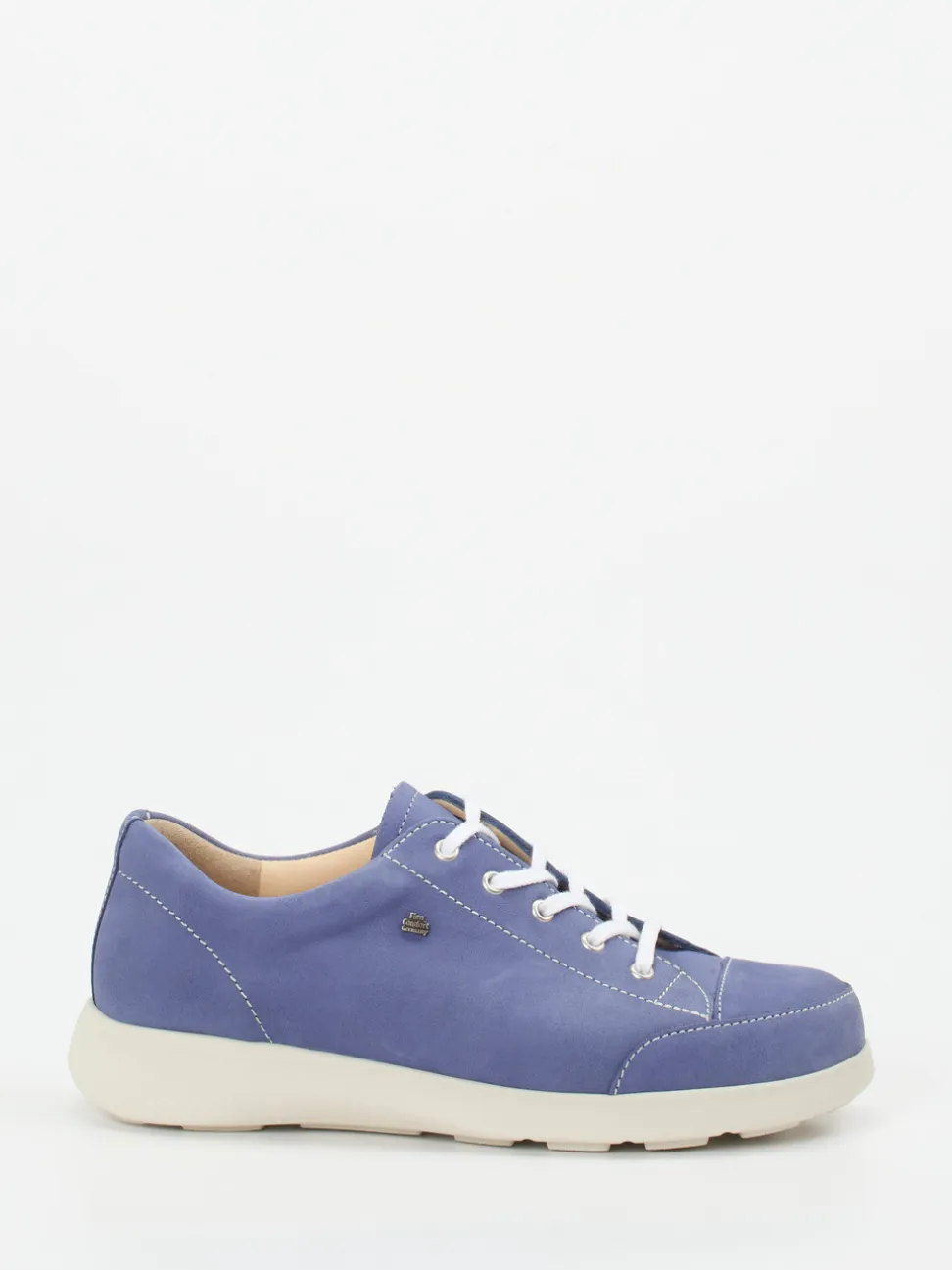 Finn Comfort – Schnürschuh aus Nubukleder lavendelblau