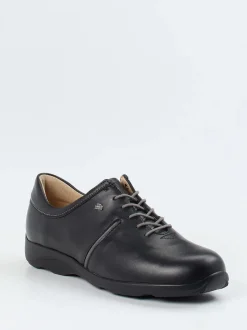 Finn Comfort – Schnürschuh aus Kalbleder schwarz