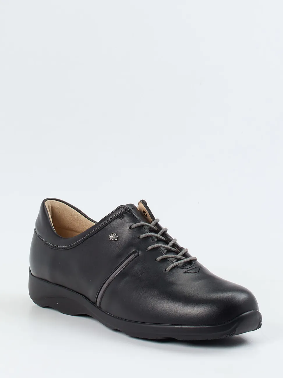 Finn Comfort – Schnürschuh aus Kalbleder schwarz