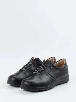 Finn Comfort – Schnürschuh aus Kalbleder schwarz