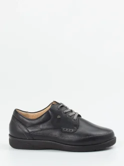 Finn Comfort – Schnürschuh aus Kalbleder in Anthrazit