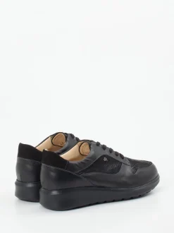 Finn Comfort – Schnürschuh aus Kalbleder Schwarz