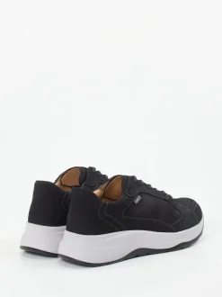 Finn Comfort – Schnürschuh aus Nubukleder Schwarz