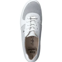 Finn Comfort – Schnürschuh aus Kalbleder weiß