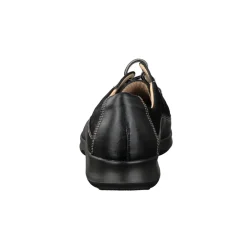 Finn Comfort – Schnürschuh aus Nubukleder schwarz