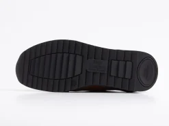 Finn Comfort – Schnürschuhe aus Nubukleder cognacbraun