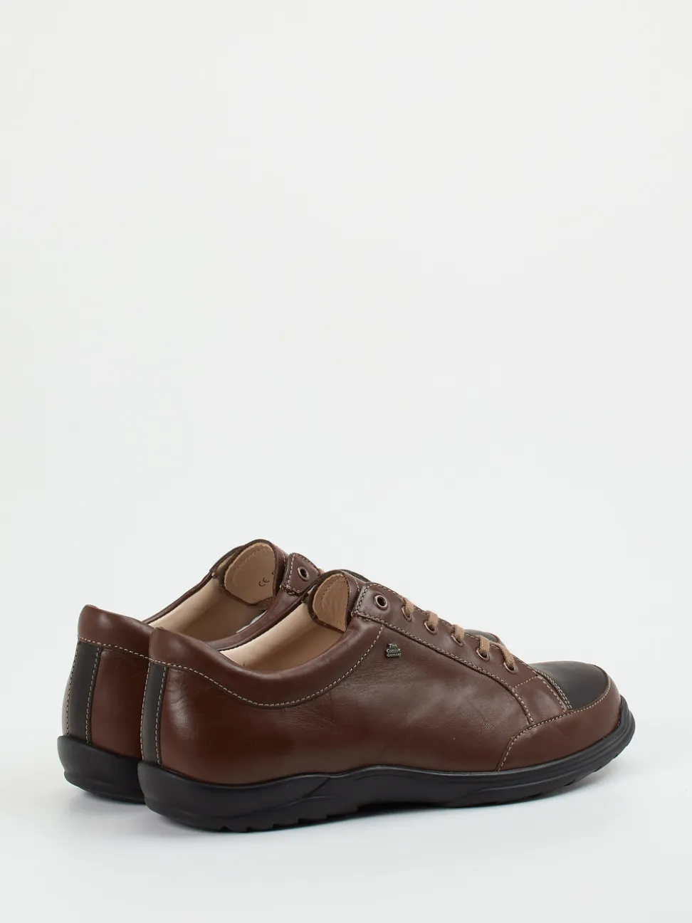 Finn Comfort – Schnürschuhe aus Kalbleder mittelbraun