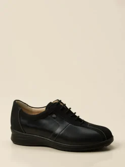 Finn Comfort – Schnürschuhe aus Kalbleder schwarz