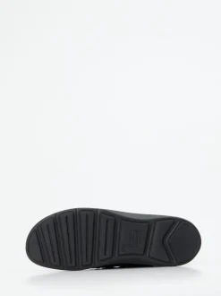 Finn Comfort – Schnürstiefelette aus Nubukleder schwarz