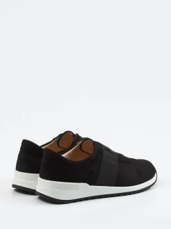 Finn Comfort – Slip-On Sneaker aus Nubukleder schwarz