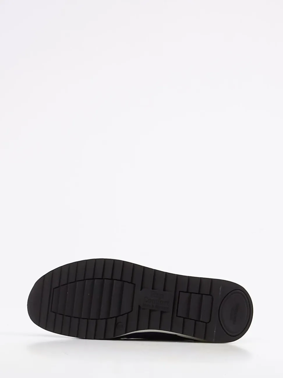 Finn Comfort – Slipper aus Nubukleder in Marineblau
