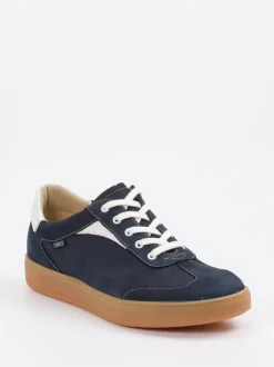 Finn Comfort – Sneaker aus Nubukleder Dunkelblau