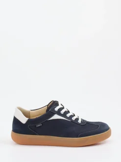 Finn Comfort – Sneaker aus Nubukleder Dunkelblau