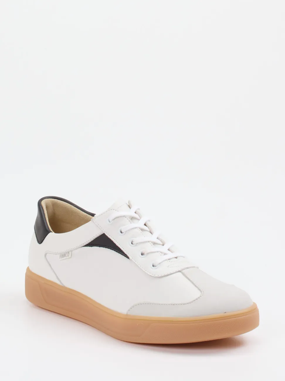 Finn Comfort – Sneaker aus Kalbleder Weiß