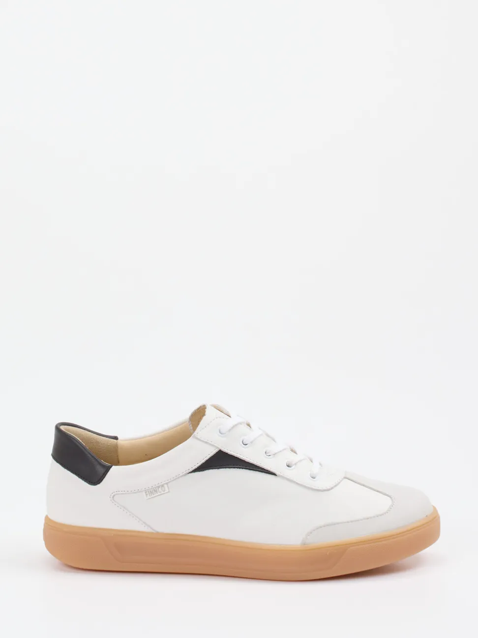 Finn Comfort – Sneaker aus Kalbleder Weiß