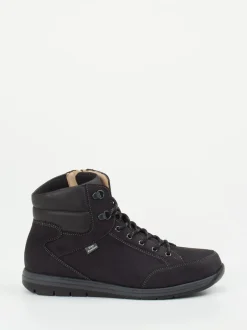 Finn Comfort – Stiefeletten aus Nubukleder schwarz