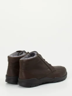 Finn Comfort – Stiefeletten aus Fettleder Dunkelbraun