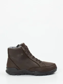 Finn Comfort – Winterboots aus Fettleder dunkelbraun