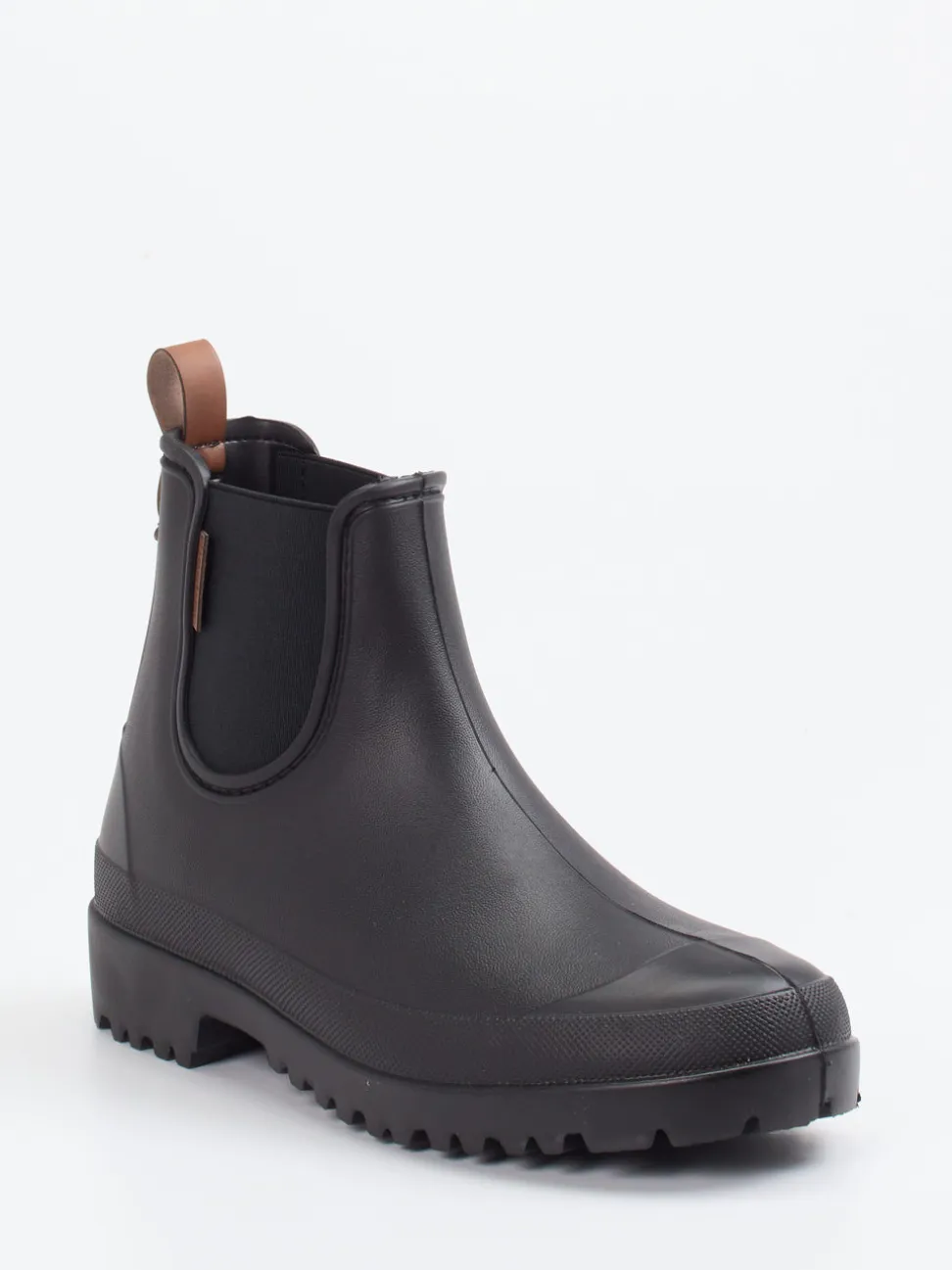 Fischer – Chelsea-Gummiboots aus Synthetik schwarz