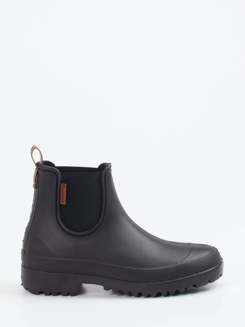 Fischer – Chelsea-Gummiboots aus Synthetik schwarz