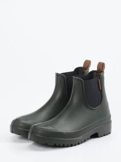Fischer – Gummiboots aus Synthetik in Dunkelgrün