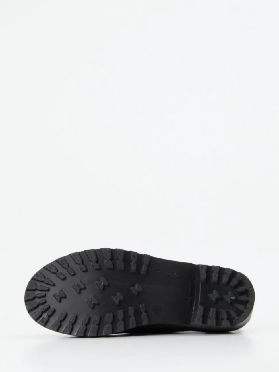 Fischer – Gummistiefelette aus mattem Synthetik schwarz