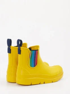 Fischer – Regen-Chelsea Boots aus Synthetik gelb
