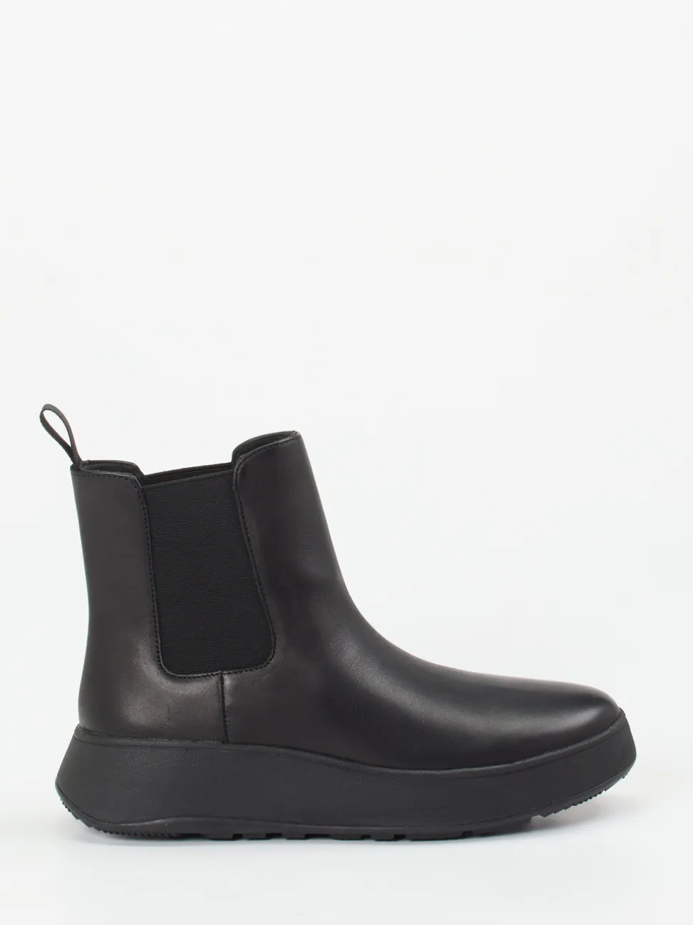 FitFlop – Chelsea Boots aus Kalbleder schwarz