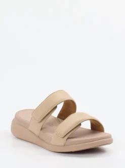 FitFlop – Komfort-Sandalen aus Kalbleder beige