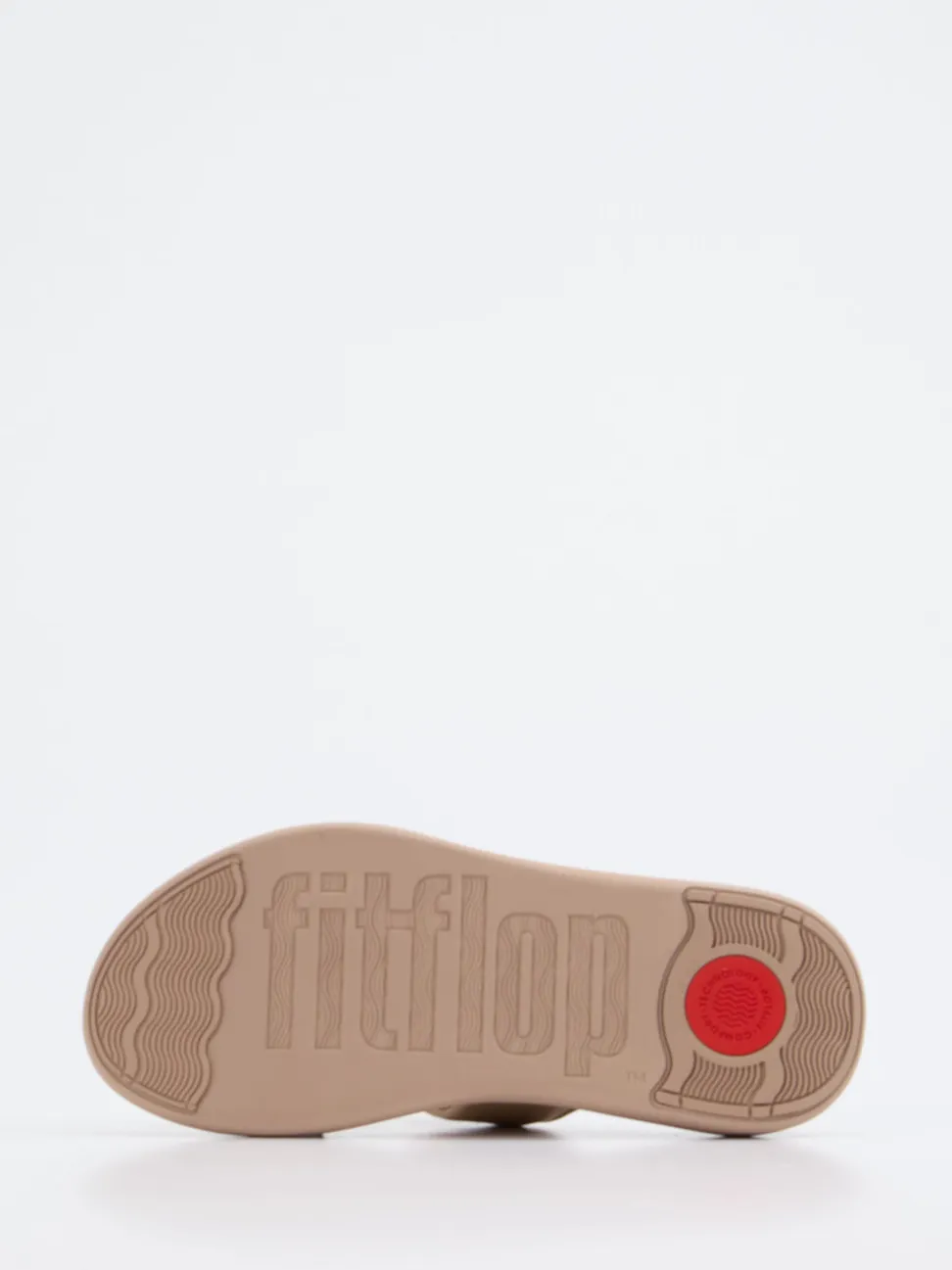 FitFlop – Komfort-Sandalen aus Kalbleder beige