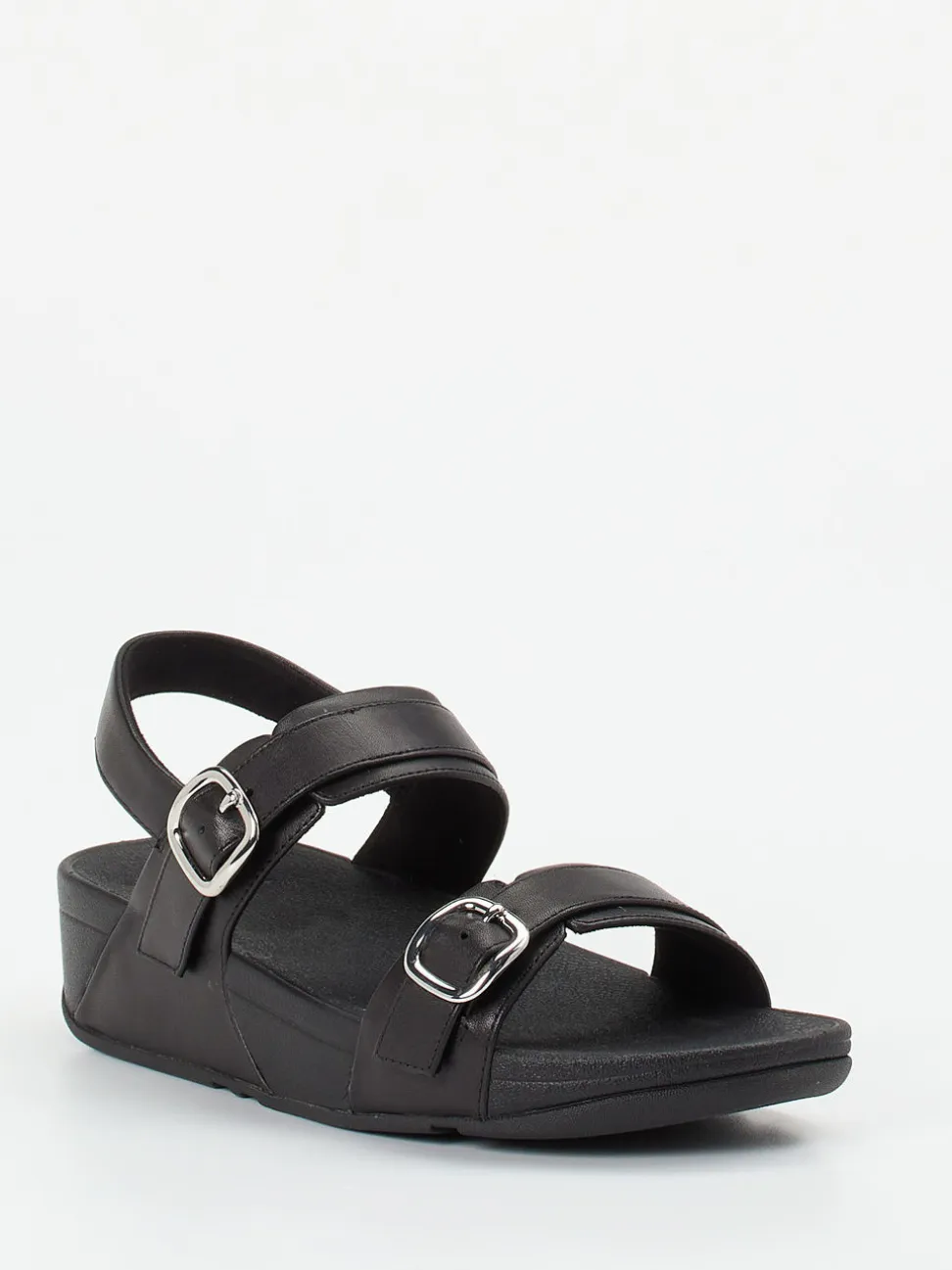 FitFlop – Komfort-Sandalen aus Kalbleder schwarz