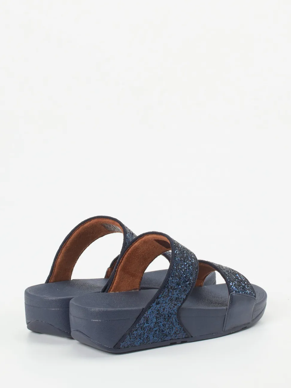 FitFlop – Komfort-Slides aus Textil mit Glitzer