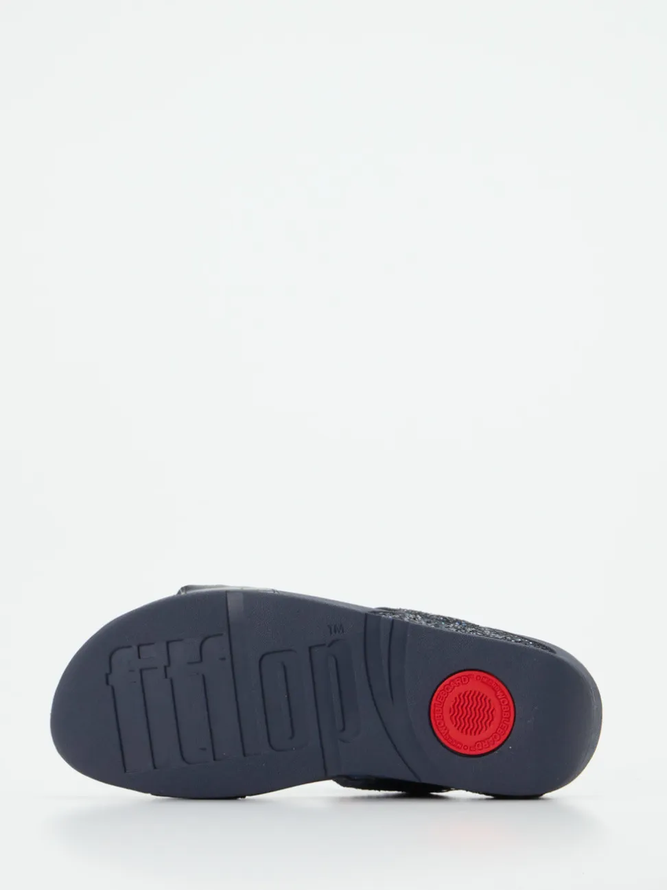 FitFlop – Komfort-Slides aus Textil mit Glitzer