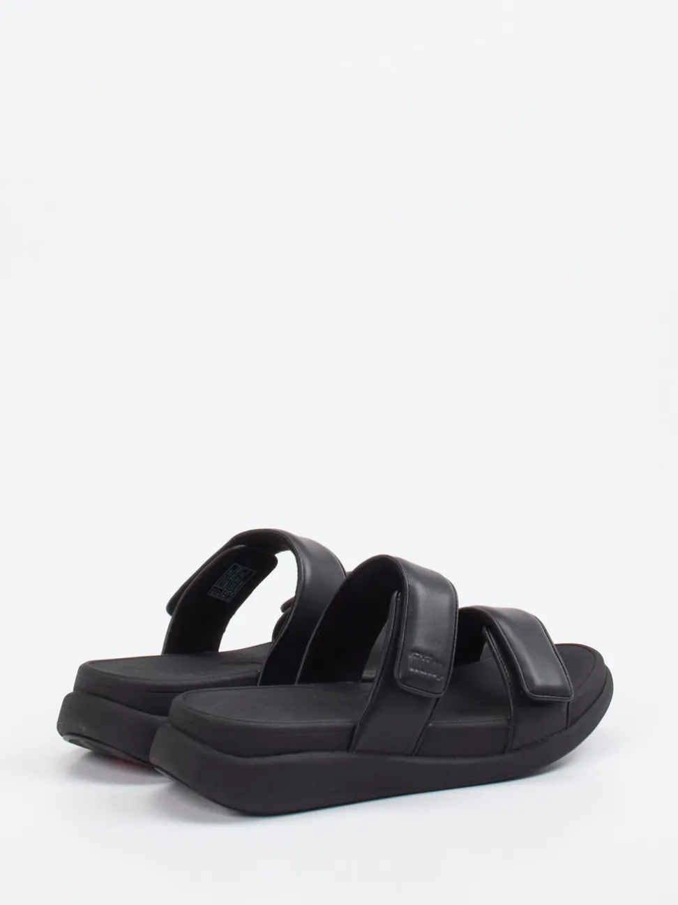 FitFlop – Pantolette aus Kalbleder schwarz
