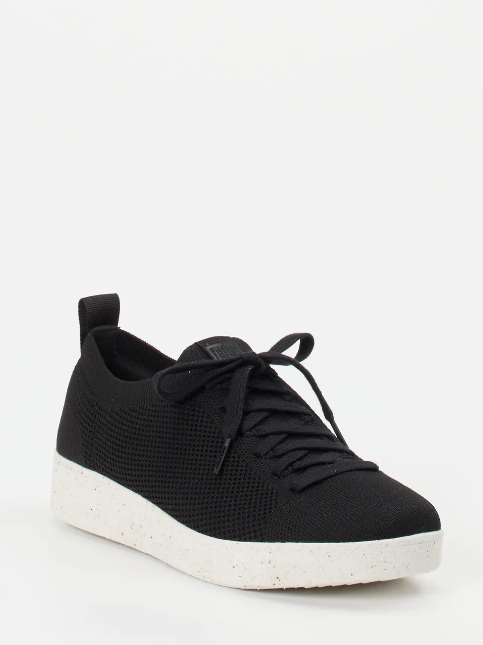 FitFlop – Sneaker aus gestricktem Textil schwarz
