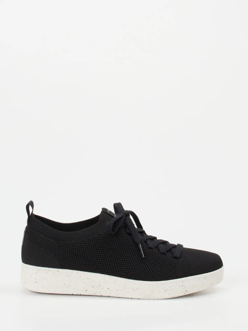FitFlop – Sneaker aus gestricktem Textil schwarz