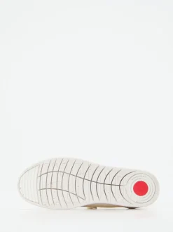 FitFlop – Sneaker aus Textilstrick in Cremeweiß