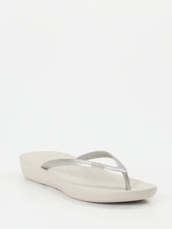 FitFlop – Zehentrenner aus Synthetik in Silber