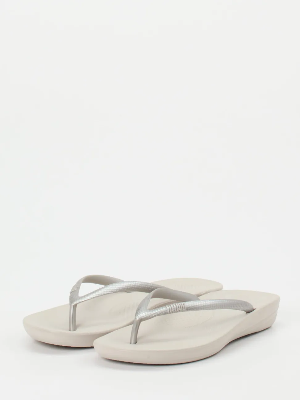 FitFlop – Zehentrenner aus Synthetik in Silber