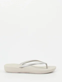 FitFlop – Zehentrenner aus Synthetik in Silber