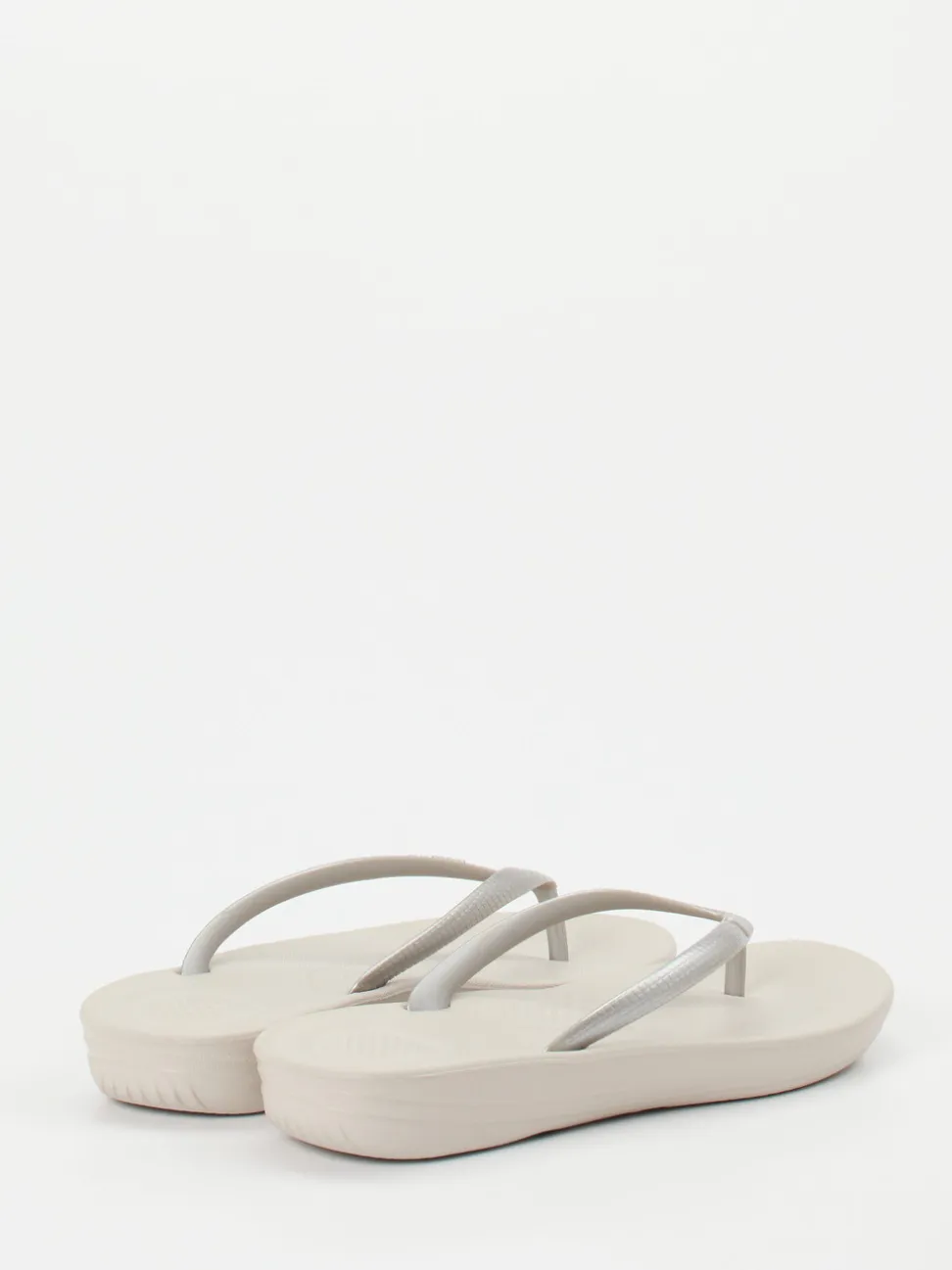 FitFlop – Zehentrenner aus Synthetik in Silber