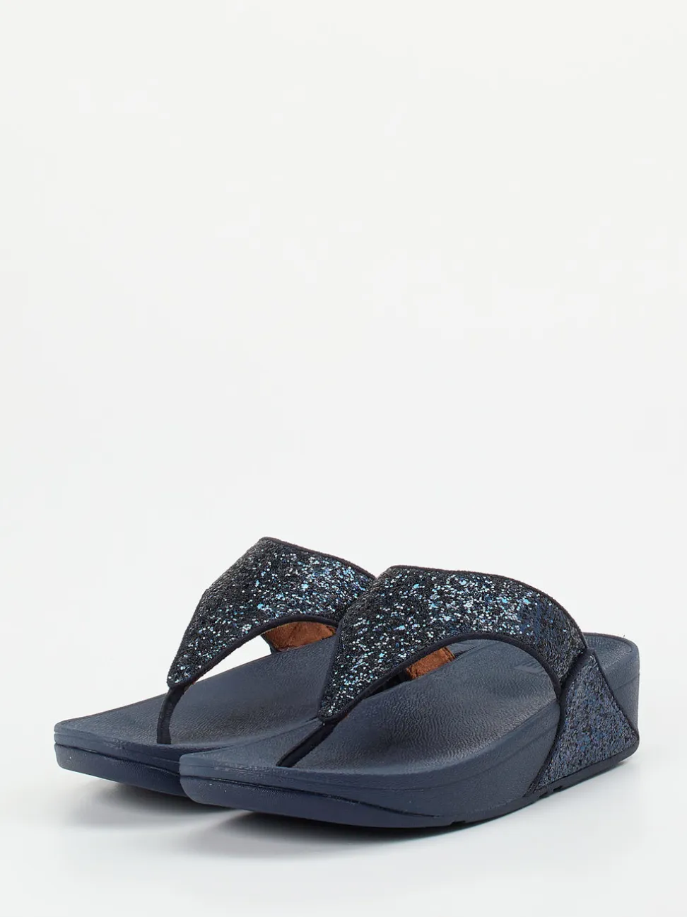 FitFlop – Zehentrenner aus Textil mit Glitzer