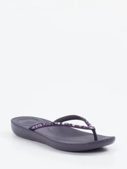 FitFlop – Zehentrenner aus Synthetik Dunkelviolett