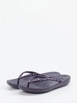 FitFlop – Zehentrenner aus Synthetik Dunkelviolett